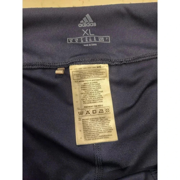 Adidas Golf Ultimate Printed Skort Night Indigo/True Pink Sz XL - Picture 3 of 9